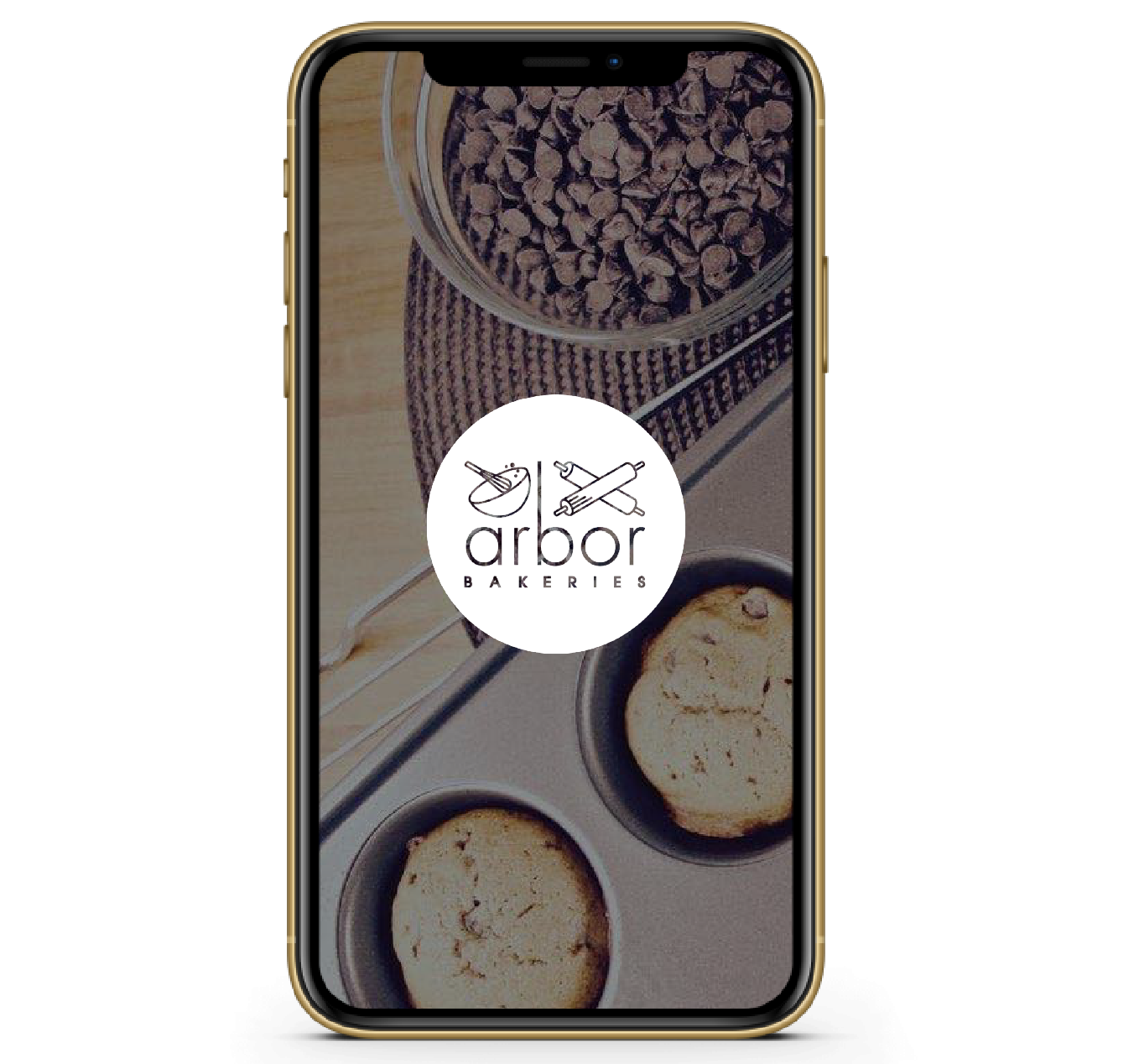 Arbor Bakeries app on iPhone